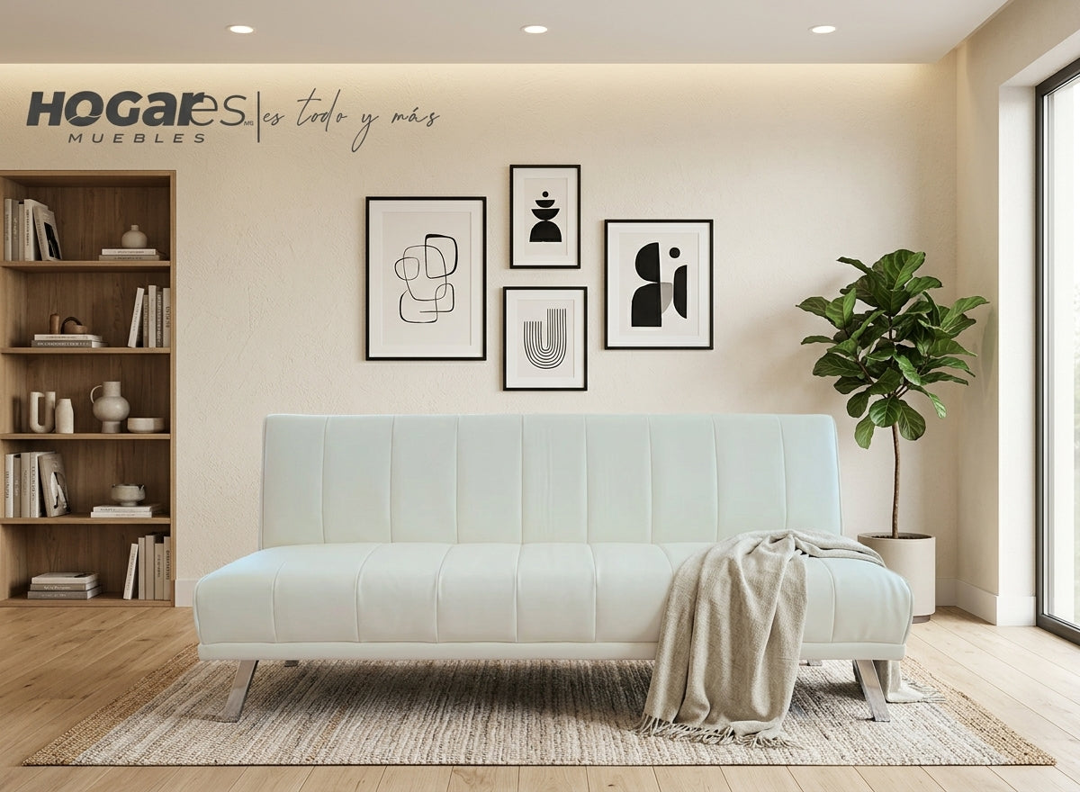 SOFA CAMA TRIBECA BLANCO