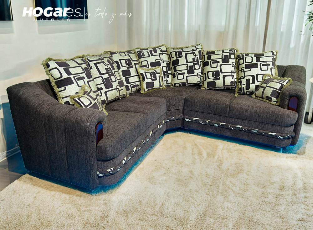 SALA MODULAR SIRIA OFELIA CHOCOLATE (CHENIL)