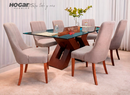 COMEDOR ELIANA AMARANTO C/6 SILLAS KALEY