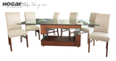 COMEDOR VERSALLES AMARANTO C/ 6 SILLAS MILAN