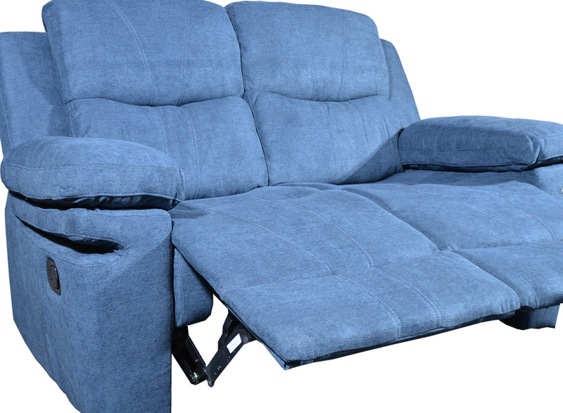 LOVE SEAT RECLINABLE NORWICH AZUL