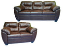 JGO DE SALA 3-2 TOXCANA PIEL CHOCOLATE